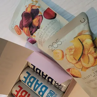 딜라이트 프로젝트 원물칩 2종 6ea(비트 믹스칩, 단호박 믹스칩) — 5점을 준 리뷰어가 2022년 4월 올린 사용 사진