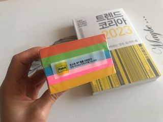 3M 포스트잇 NEW 포스트-잇® 노트 컬러팩 컬렉션 — 5점을 준 리뷰어가 2022년 11월 올린 사용 사진