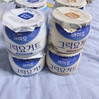 매일바이오 그릭요거트 오리지널 플레인 4개, 로스터리 커피믹스 4개 — 4점을 준 리뷰어가 2021년 12월 올린 사용 사진