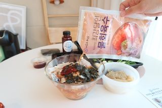 마라도푸드 포항 구룡포 햇 과메기 야채세트 마라도회식당 꽁치 — 5점을 준 리뷰어가 2023년 10월 올린 사용 사진