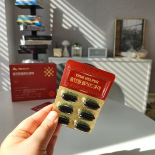 트루헬퍼 홀인원 블러드큐어 혈행+혈압+콜레스테롤 한번에 1박스 1개월 — 5점을 준 리뷰어가 2023년 2월 올린 사용 사진