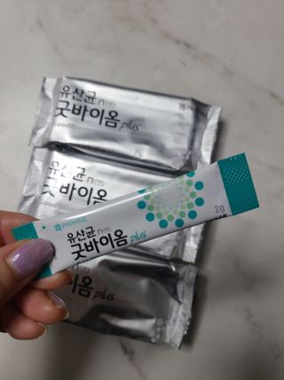 프리마인 유산균 국가지정연구소 선정, 살아있는 생유산균 200억 마리의 힘. 유산균n굿바이옴플러스 — 5점을 준 리뷰어가 2021년 9월 올린 사용 사진