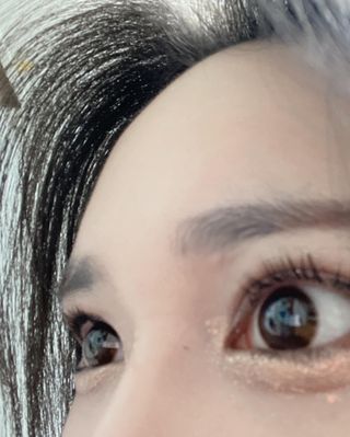 앤365 [ANN365LENS] 저스트 블랙, 초코 2종 중 택일 — 5점을 준 리뷰어가 2021년 11월 올린 사용 사진