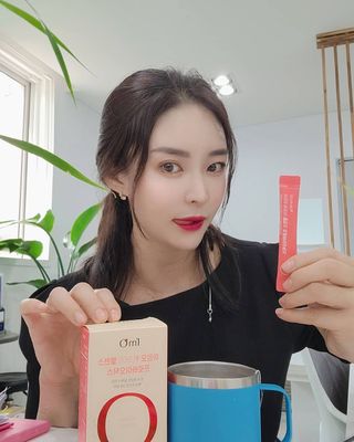 아임오 Y와이 밸런스 프로바이오틱스 30포 — 5점을 준 리뷰어가 2021년 8월 올린 사용 사진