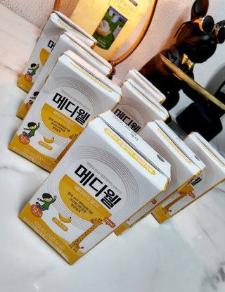 메디웰 페디아드링크 미니 바나나맛 — 5점을 준 리뷰어가 2022년 8월 올린 사용 사진