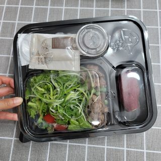 참살이도시락 작심삼일 샐러드도시락 3개 맛보기 새벽배송 또는 택배배송 — 4점을 준 리뷰어가 2021년 9월 올린 사용 사진