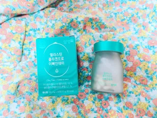 체인미 엘라스틴 콜라겐으로 이뻐진데이 500mg x 30정 — 5점을 준 리뷰어가 2021년 12월 올린 사용 사진