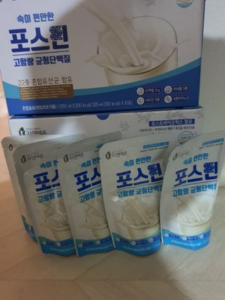 자연에온 마시는 프로틴 고함량 균형단백질 음료 포스틴 125ml 10개입 1BOX — 5점을 준 리뷰어가 2021년 4월 올린 사용 사진