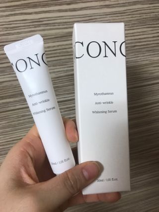 CONC 콩크 미로탐누스 안티링클 화이트닝 세럼 — 5점을 준 리뷰어가 2021년 2월 올린 사용 사진