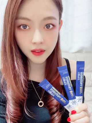 메이준뉴트리 더블액션 프리바이오틱스 플러스+ — 5점을 준 리뷰어가 2021년 5월 올린 사용 사진