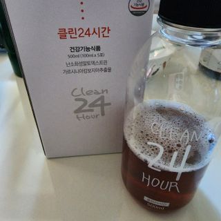 클린24시간 1BOX(5포) + 전용보틀(500ml) — 5점을 준 리뷰어가 2022년 12월 올린 사용 사진