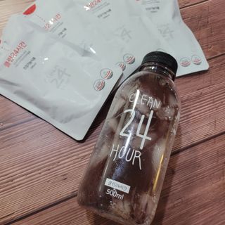 클린24시간 1BOX(5포) + 전용보틀(500ml) — 5점을 준 리뷰어가 2022년 10월 올린 사용 사진
