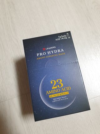 리더스코스메틱 리더스 프로 하이드라 아미노 슬리핑 마스크 — 4점을 준 리뷰어가 2021년 1월 올린 사용 사진