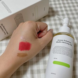 [녹산] 그린 솔루션 멀티 클렌징 오일 + 그린 솔루션 멀티 바디 미스트 — 5점을 준 리뷰어가 2022년 10월 올린 사용 사진