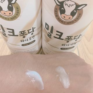 [과일나라] 대용량 밀크퐁당 바디로션+바디워시 2종 — 4점을 준 리뷰어가 2021년 10월 올린 사용 사진