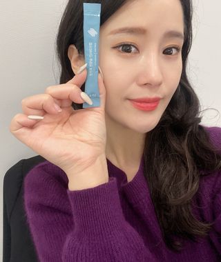 클린24시간 슬림앤유산균 1박스 (3.5g X 15포) — 5점을 준 리뷰어가 2022년 11월 올린 사용 사진