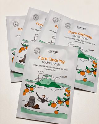 세뚜아(Cettua) [세뚜아] 포어 클리어링 마스크 Cettua Pore Clearing facial mask 5매 — 5점을 준 리뷰어가 2024년 3월 올린 사용 사진
