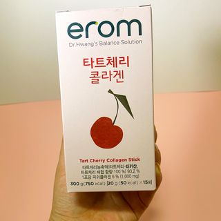 이롬 erom 타트체리 콜라겐 — 4점을 준 리뷰어가 2021년 3월 올린 사용 사진