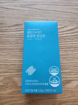 클린24시간 슬림앤유산균 1박스 (3.5g X 15포) — 5점을 준 리뷰어가 2022년 12월 올린 사용 사진