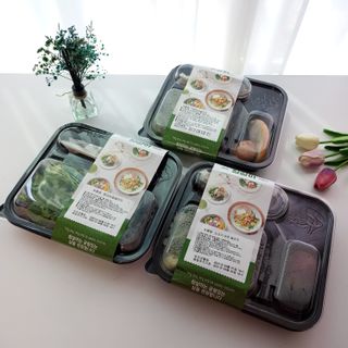 참살이도시락 작심삼일 샐러드도시락 3개 맛보기 새벽배송 또는 택배배송 — 5점을 준 리뷰어가 2021년 9월 올린 사용 사진