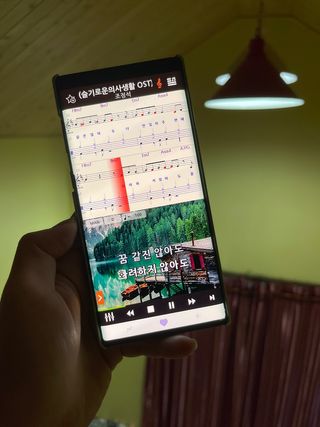 매직씽 노래방 어플리케이션 6개월 이용권 — 5점을 준 리뷰어가 2021년 9월 올린 사용 사진