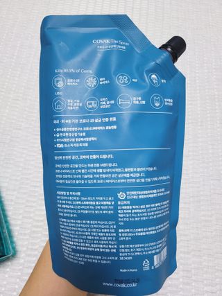 코박 스프레이 살균수  500ml 세트 — 5점을 준 리뷰어가 2022년 7월 올린 사용 사진