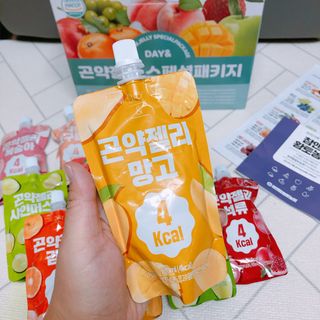 참앤들황토농원 10가지 맛, 입맛대로 스페셜하게~ 가볍게 한 포 땡! 곤약젤리 스페셜 패키지 130ml x 30포 — 4점을 준 리뷰어가 2022년 12월 올린 사용 사진