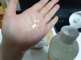 나나스킨 캐모마일아쿠아수딩토너 — 5점을 준 리뷰어가 2021년 5월 올린 사용 사진