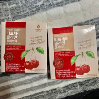 자연에온 가득담은 몽모랑시 타트체리 콜라겐 젤리스틱 — 5점을 준 리뷰어가 2021년 1월 올린 사용 사진