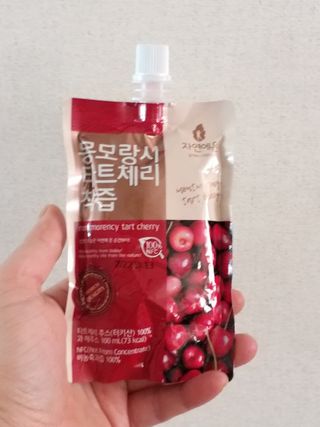 자연에온 몽모랑시 타트체리 착즙 100mL 10개입 2BOX — 5점을 준 리뷰어가 2020년 12월 올린 사용 사진