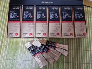 서울약사신협_투데이홍삼정플러스스틱_10g x 60포 — 5점을 준 리뷰어가 2021년 7월 올린 사용 사진