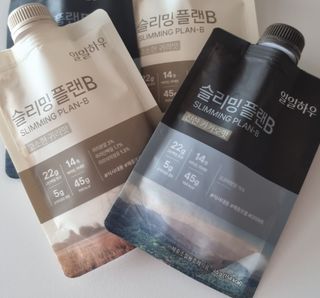 일일하우 슬리밍 플랜B 고소한 귀리맛, 진한 카카오맛 (체중조절식) — 5점을 준 리뷰어가 2023년 7월 올린 사용 사진