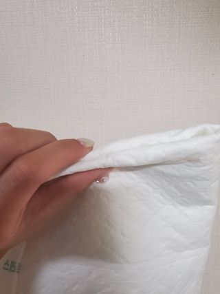 아베크 펫 와이드 프리미엄 중형 애견 강아지 배변 패드 54매 1팩 45g — 4점을 준 리뷰어가 2021년 7월 올린 사용 사진