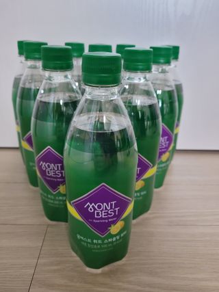 몽베스트 Montbest with Sparkling water Lemon OR Lime 20병(랜덤) — 5점을 준 리뷰어가 2021년 10월 올린 사용 사진