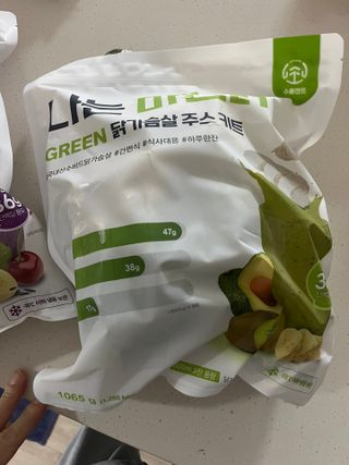 수플먼트 나는 마신닭!! 닭가슴살 주스키트, 먹기 힘들었던 닭가슴살 이제는 마시자 — 5점을 준 리뷰어가 2023년 3월 올린 사용 사진
