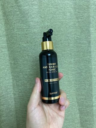썸헤어 / SUMHAIR 썸헤어 써밋 안티 헤어로스 토닉 — 5점을 준 리뷰어가 2021년 6월 올린 사용 사진