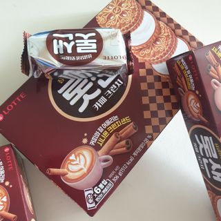 롯데제과 롯샌 카페크런치 — 5점을 준 리뷰어가 2021년 10월 올린 사용 사진
