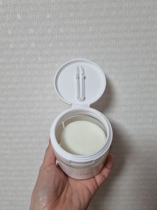 랑벨 비타 에너지 잡티 앰플 패드 65매 (투명하고 밝은 얼굴 광채패드) — 5점을 준 리뷰어가 2022년 5월 올린 사용 사진
