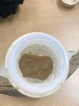 일일하우 슬리밍 플랜B 고소한 귀리맛, 진한 카카오맛 (체중조절식) — 3.5점을 준 리뷰어가 2023년 7월 올린 사용 사진