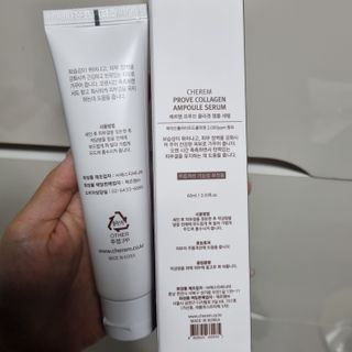 체르엠  프루브 콜라겐 앰플세럼 60ml 1병 — 5점을 준 리뷰어가 2022년 2월 올린 사용 사진