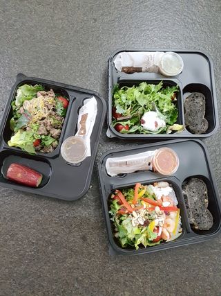 참살이도시락 작심삼일 샐러드도시락 3개 맛보기 새벽배송 또는 택배배송 — 5점을 준 리뷰어가 2021년 7월 올린 사용 사진