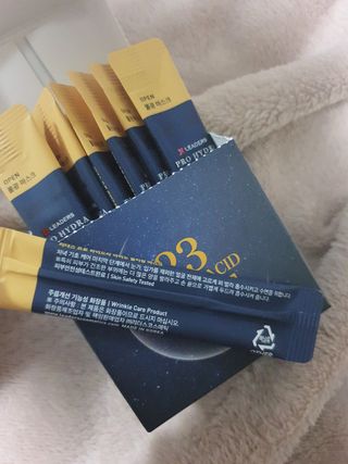리더스코스메틱 리더스 프로 하이드라 아미노 슬리핑 마스크 — 5점을 준 리뷰어가 2021년 1월 올린 사용 사진