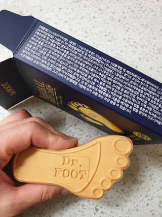 제이제이바이오 닥터풋 허브발비누 — 5점을 준 리뷰어가 2021년 12월 올린 사용 사진