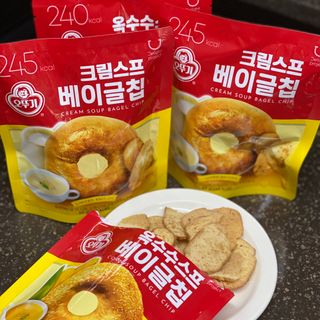 딜라이트 프로젝트 오뚜기스프 베이글칩 2종 — 5점을 준 리뷰어가 2021년 9월 올린 사용 사진