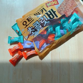 델리스 오트 밀키 초콜릿 바 — 5점을 준 리뷰어가 2022년 4월 올린 사용 사진