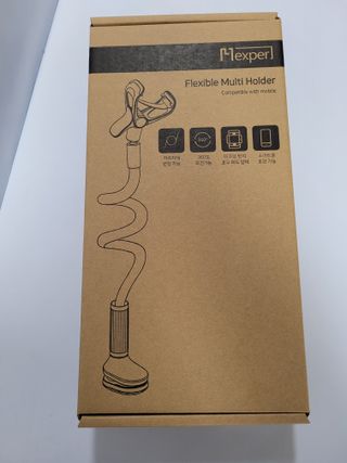 맥스퍼 단단한 집게형 침대 휴대폰 자바라 거치대 — 5점을 준 리뷰어가 2021년 12월 올린 사용 사진