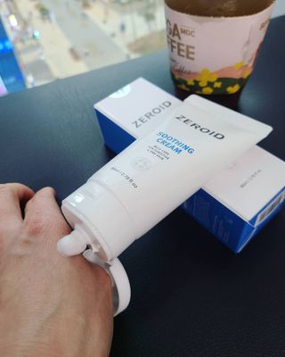 제로이드 수딩 크림 — 5점을 준 리뷰어가 2021년 3월 올린 사용 사진