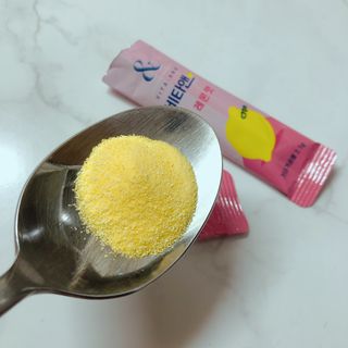 비타앤C 레몬맛, 망고맛 — 5점을 준 리뷰어가 2021년 4월 올린 사용 사진