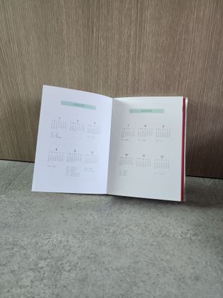 리훈 2023년 아이라이크 모눈 다이어리 미니달력 세트 — 5점을 준 리뷰어가 2022년 11월 올린 사용 사진