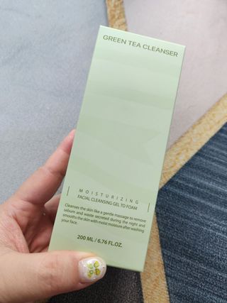 프리마인 메이크업과 들뜨는 각질까지 한방에 깐달걀로! 순하기까지한 셀베이스 그린티클렌저(200ml) — 5점을 준 리뷰어가 2023년 3월 올린 사용 사진